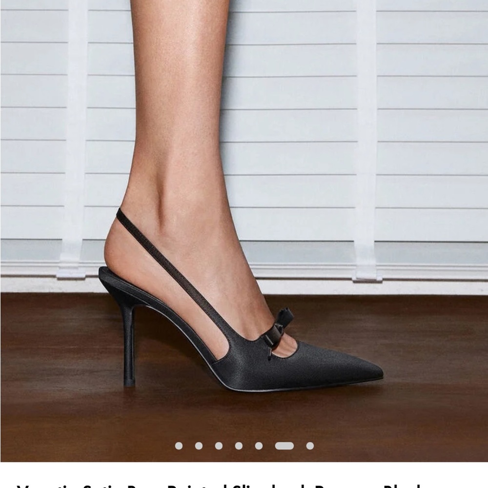 Black Mary Jane Slingback Heels